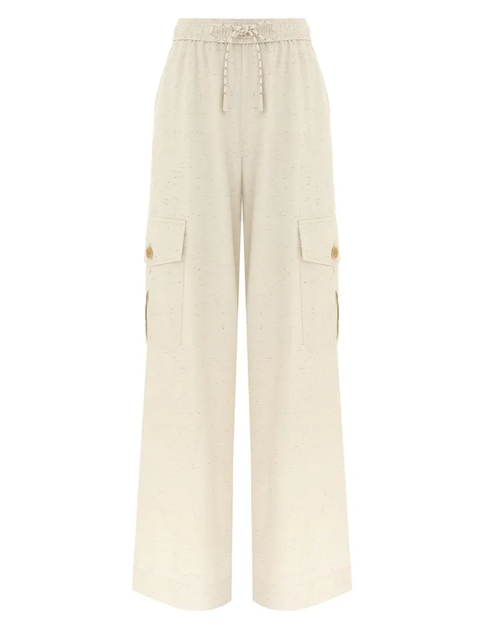 Women Clothing Zimmermann Illustration Utility Pant Melange