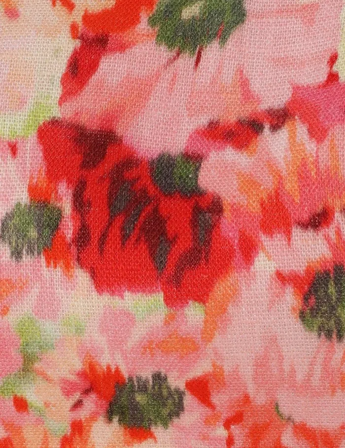 Women Clothing Zimmermann Lightburst Cut Out Mini Dress Red Floral