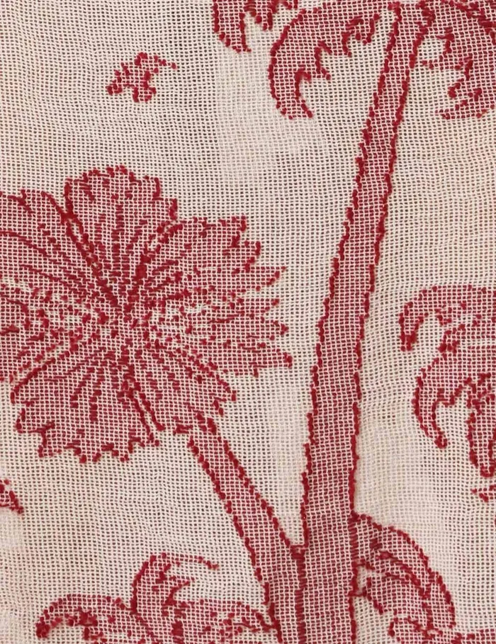 Women Clothing Zimmermann Ottie Palm Draw Waist Skirt Creamred