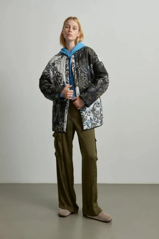Women Coats and Jackets Lala Berlin Jacket Jabari 8211 Cotton 8211 Paisley Park Blackwhite Women Coats and Jackets Lala Berlin Jacket Jabari 8211 Cotton 8211 Paisley Park Blackwhite