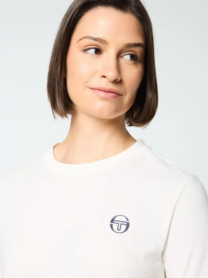 Women Court Styles Sergio Tacchini Ostia TShirt Gardenia
