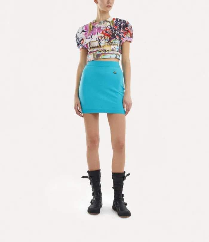Women Cropped Football Tshirt Graffiti Vivienne Westwood Tops And Shirts