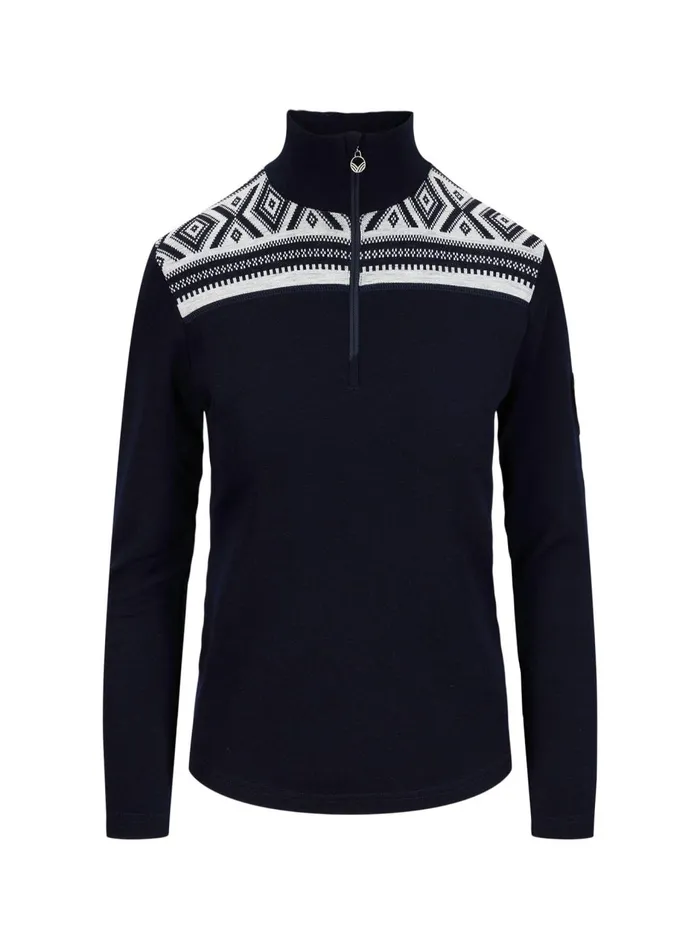 Women Dale Of Norway Halfzip Cortina Superfine Sweater 8211 Superfine Merino