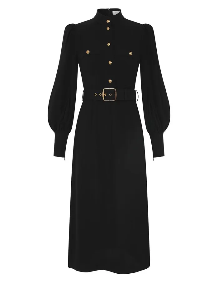 Women Dresses Zimmermann Utility Midi Dress Black