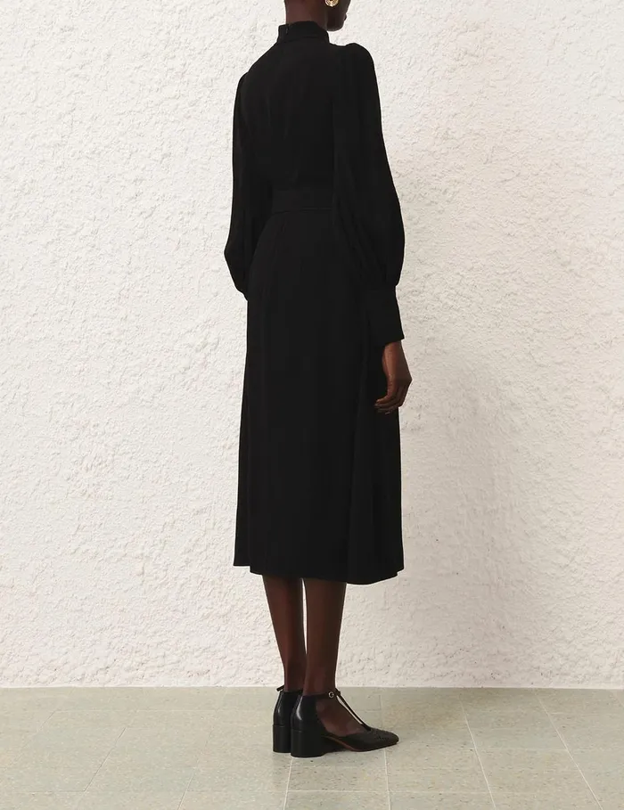 Women Dresses Zimmermann Utility Midi Dress Black