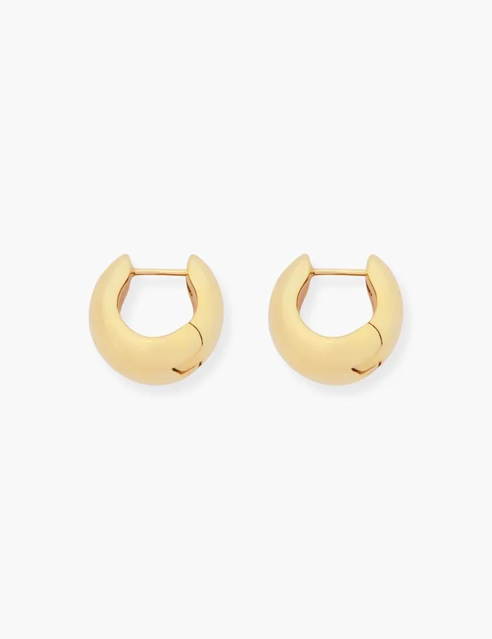 Women Earrings Zimmermann Flow Hoops Gold