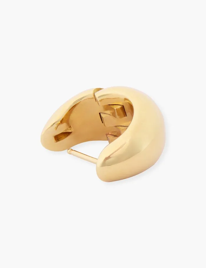 Women Earrings Zimmermann Flow Hoops Gold