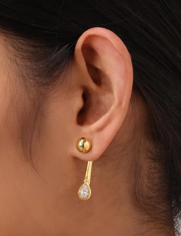 Women Earrings Zimmermann Radiant Ear Jacket Gold