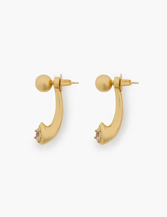 Women Earrings Zimmermann Radiant Ear Jacket Gold