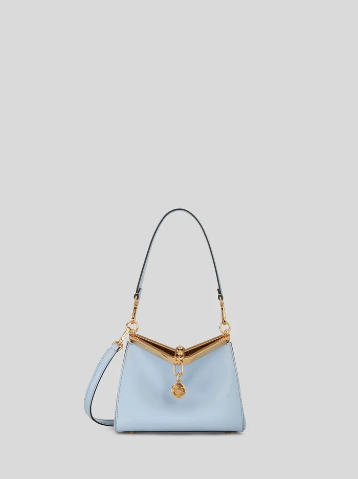 Women Etro Cross Body Bags Small Vela Bag Light Blue