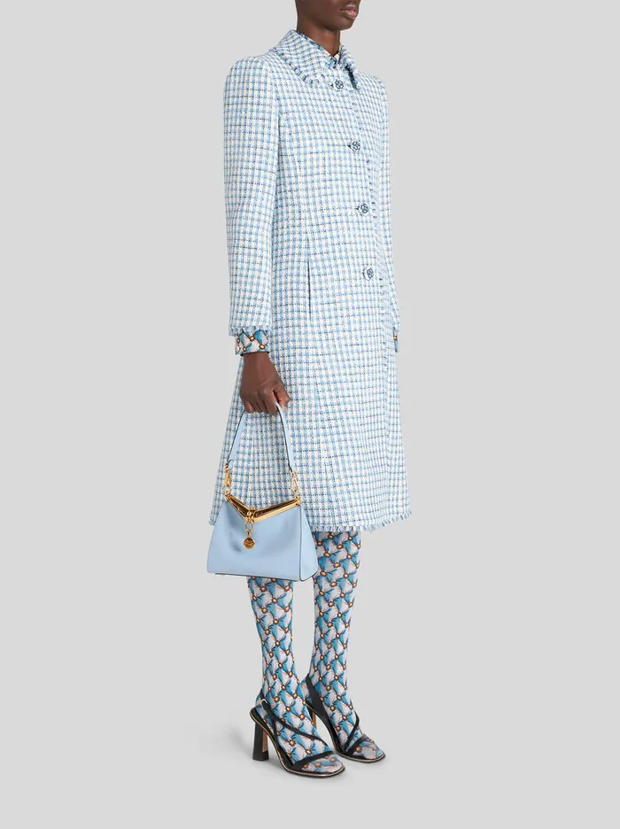 Women Etro Cross Body Bags Small Vela Bag Light Blue Women Etro Cross Body Bags Small Vela Bag Light Blue