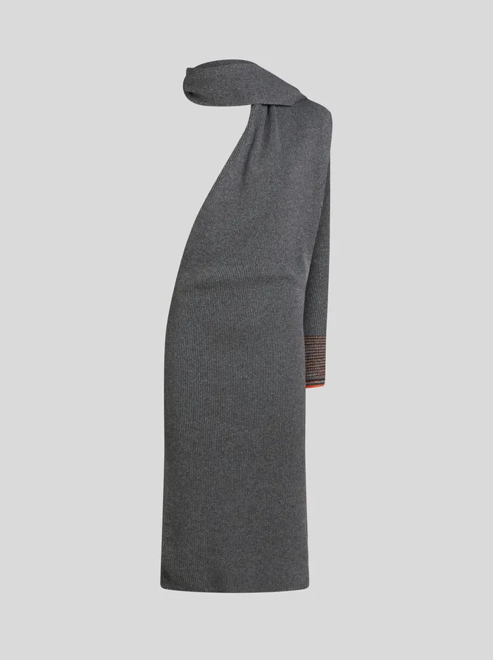 Women Etro Dresses RibKnit Dress Grey
