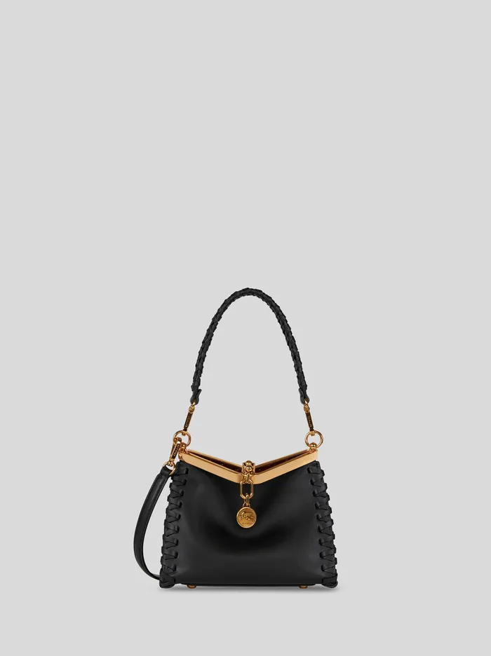 Women Etro Etro Vela Small Vela Bag With Thread Work Black