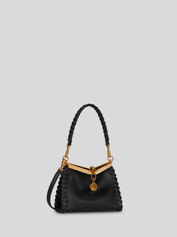 Women Etro Etro Vela Small Vela Bag With Thread Work Black Women Etro Etro Vela Small Vela Bag With Thread Work Black