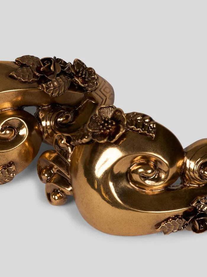 Women Etro Fashion Jewellery Curly Clip Earrings Gold Women Etro Fashion Jewellery Curly Clip Earrings Gold