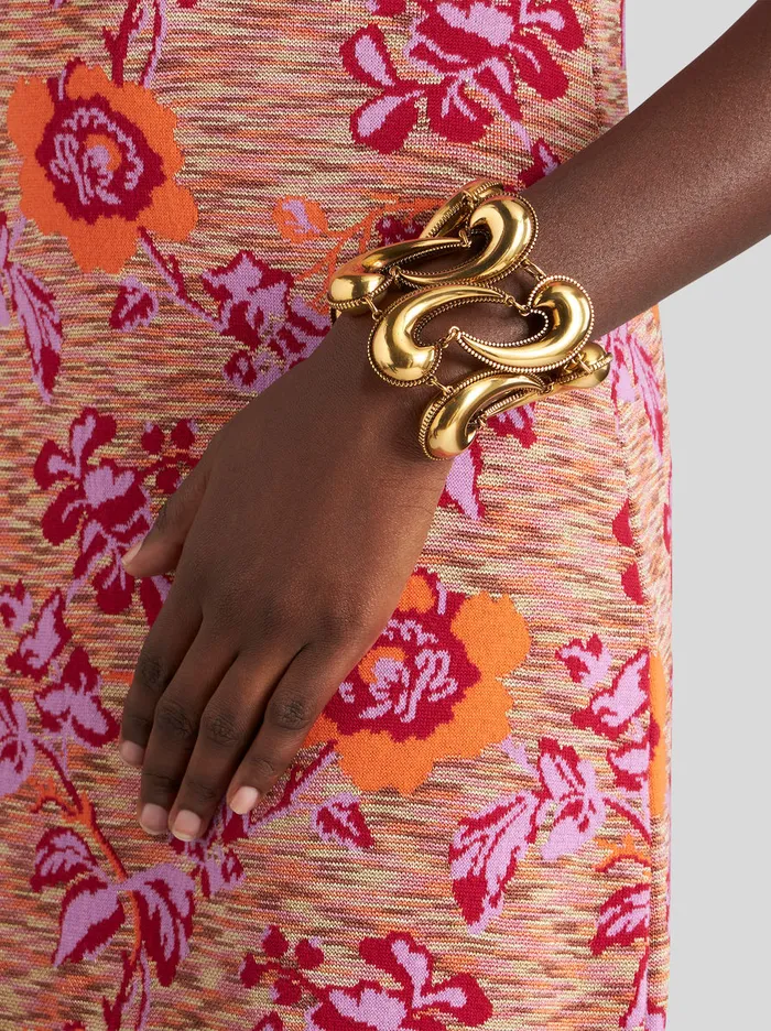 Women Etro Fashion Jewellery Paisley Bracelet Gold Women Etro Fashion Jewellery Paisley Bracelet Gold
