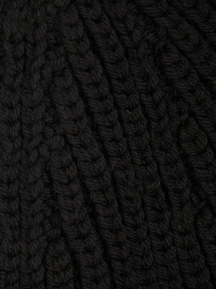Women Etro Hats And Gloves Wool Hat With Logo Black Women Etro Hats And Gloves Wool Hat With Logo Black