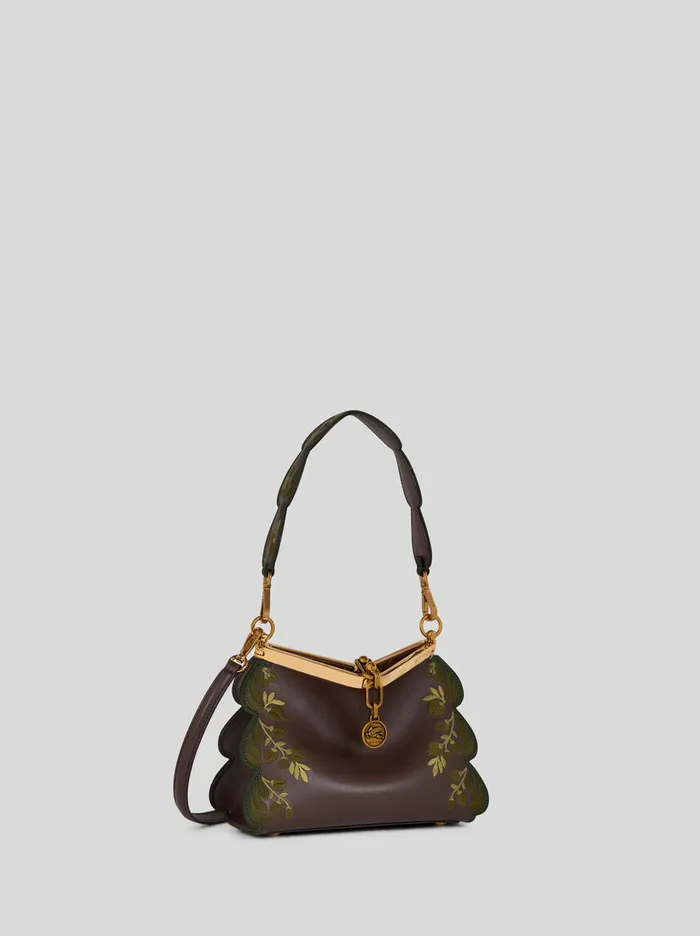 Women Etro Shoulder Bags Small Vela Bag With Embroidery Brown Women Etro Shoulder Bags Small Vela Bag With Embroidery Brown