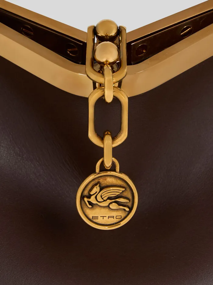 Women Etro Shoulder Bags Small Vela Bag With Embroidery Brown Women Etro Shoulder Bags Small Vela Bag With Embroidery Brown