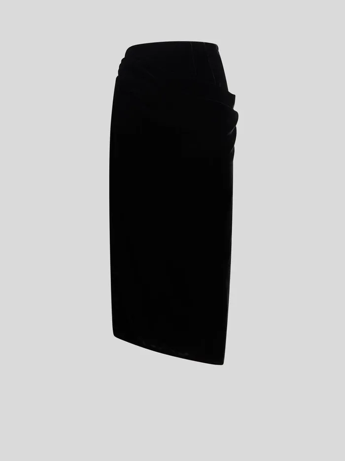 Women Etro Skirts Velvet Skirt Black Women Etro Skirts Velvet Skirt Black