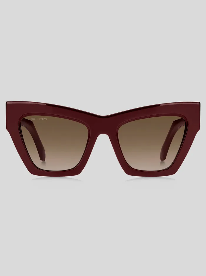 Women Etro Sunglasses Screen Sunglasses Burgundy