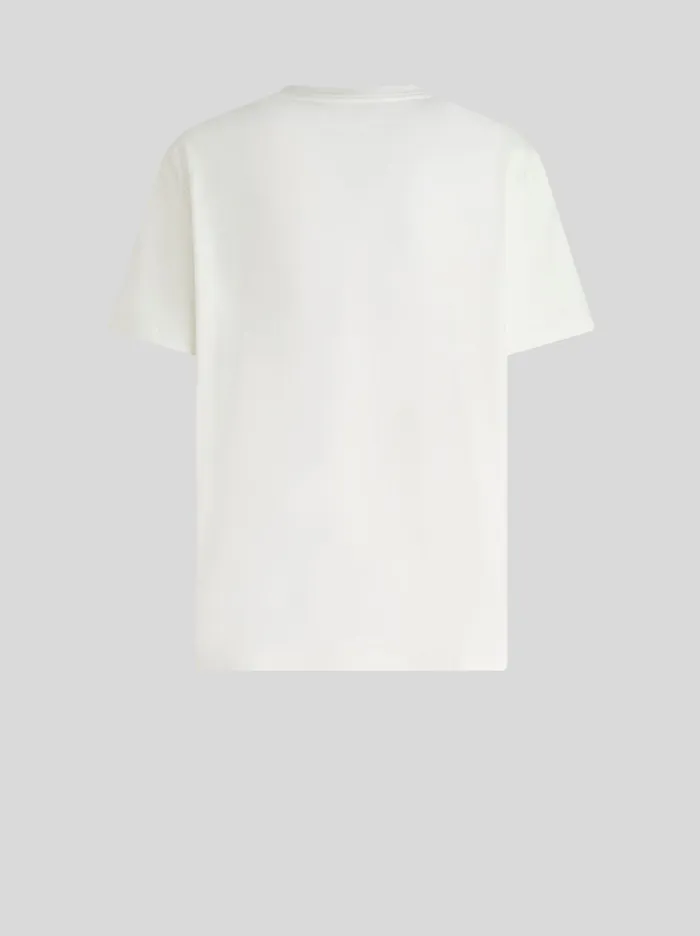Women Etro Sweatshirts And TShirts TShirt With Embroidery White Women Etro Sweatshirts And TShirts TShirt With Embroidery White