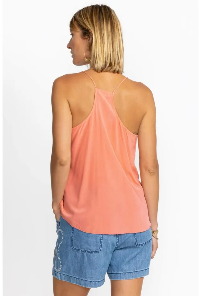 Women Etta Cami Top Shell Pink Johnny Was Slips and Camis