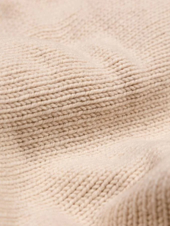 Women Eyre Roll Neck Knit Jumper Birch Finisterre Knitwear