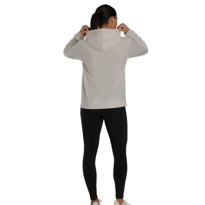Women FootJoy Base MidLayers Drawstring Hoodie Birchwood Women FootJoy Base MidLayers Drawstring Hoodie Birchwood