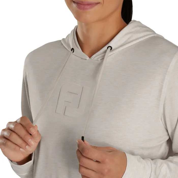 Women FootJoy Base MidLayers Drawstring Hoodie Birchwood Women FootJoy Base MidLayers Drawstring Hoodie Birchwood