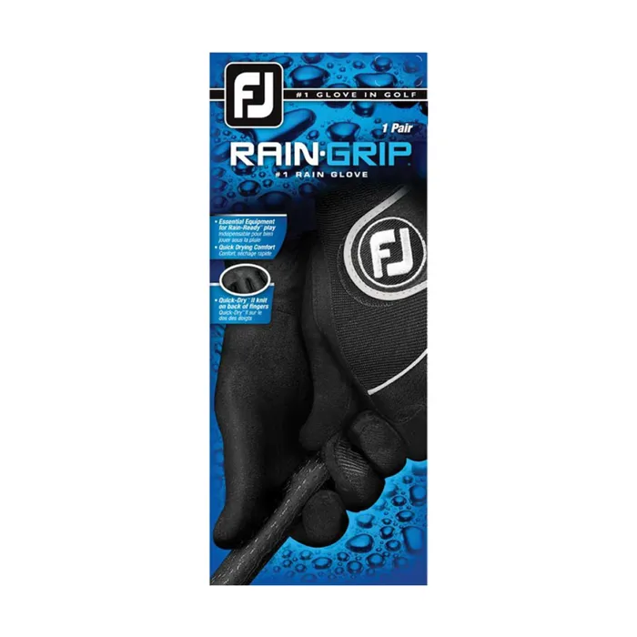 Women FootJoy Performance RainGrip Pair Black Women FootJoy Performance RainGrip Pair Black