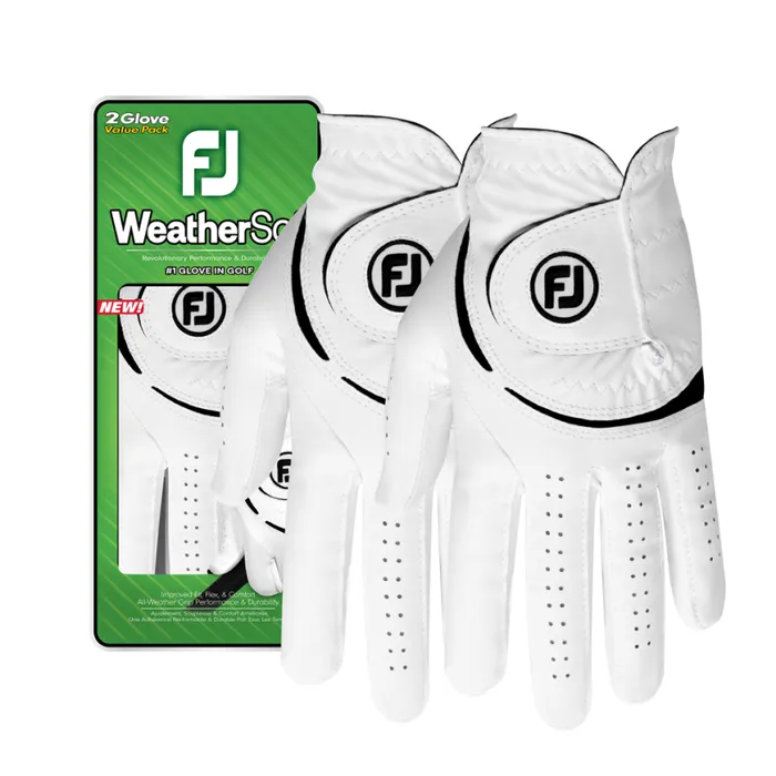 Women FootJoy Performance WeatherSof 2Pack White