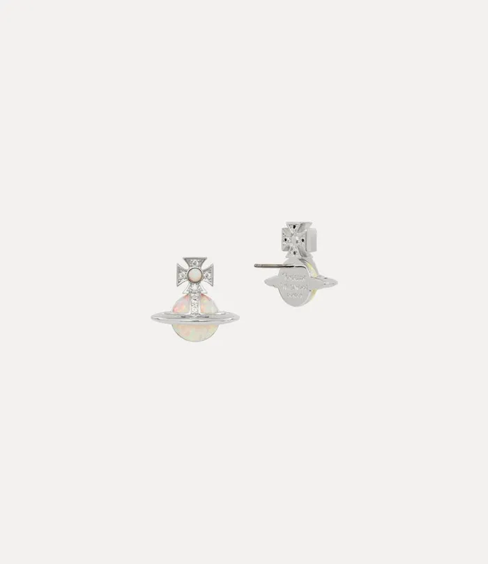 Women Franca Earrings Platinumwhiteczwhitesyntheticopal Vivienne Westwood Earrings Women Franca Earrings Platinumwhiteczwhitesyntheticopal Vivienne Westwood Earrings