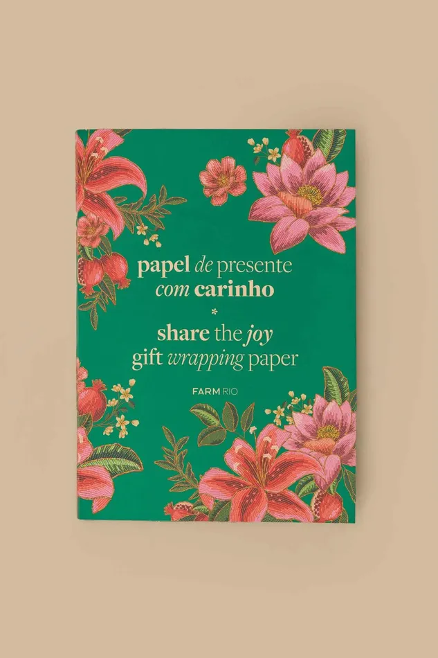 Women Gifts Farm Rio Share The Joy Giftwrap Paper Set