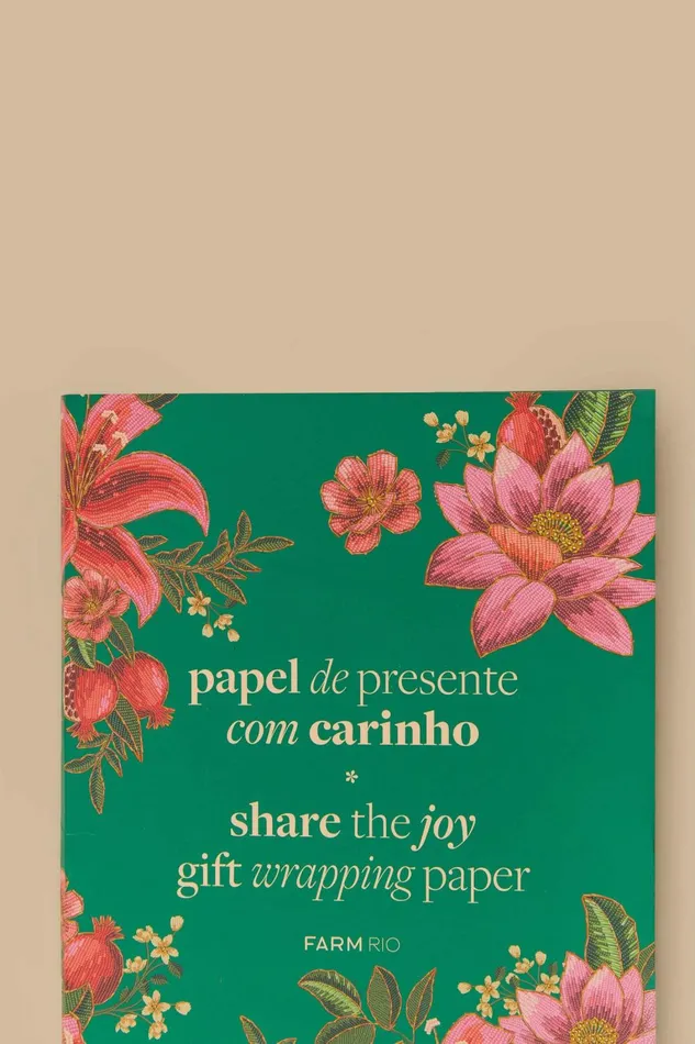 Women Gifts Farm Rio Share The Joy Giftwrap Paper Set