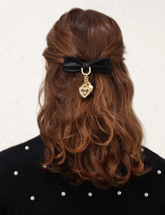 Women Hair Accessories Zimmermann Embellished Hair Barette Black