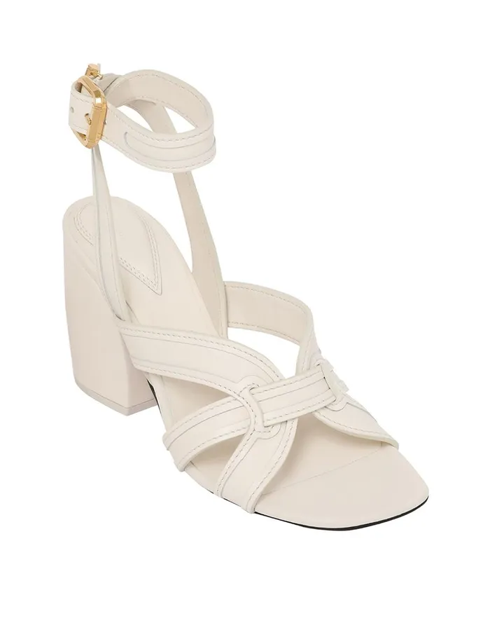 Women Heeled Sandals Zimmermann Prisma Sandal 85 Macadamia