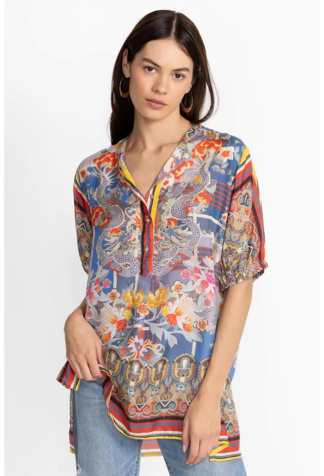Women Hillan Morii Tunic Hillan Johnny Was Tops
