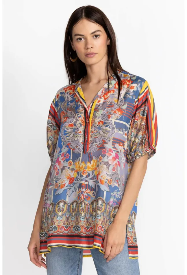 Women Hillan Morii Tunic Hillan Johnny Was Tops