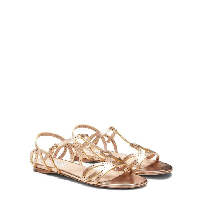 Women Hobo Flower Sandal Light Gold Fratelli Rossetti Sandals Women Hobo Flower Sandal Light Gold Fratelli Rossetti Sandals
