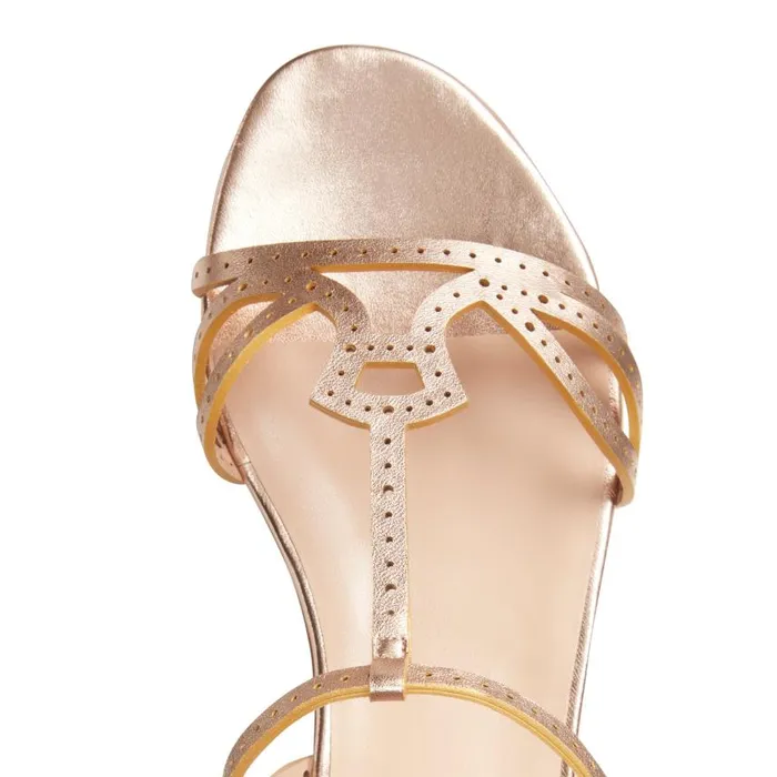 Women Hobo Flower Sandal Light Gold Fratelli Rossetti Sandals Women Hobo Flower Sandal Light Gold Fratelli Rossetti Sandals