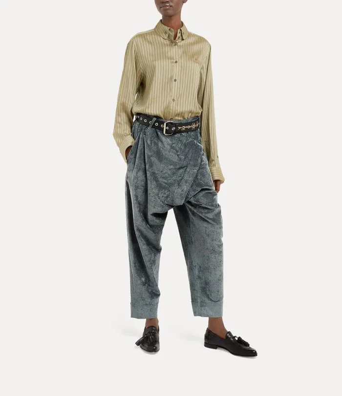 Women Inferno Trousers Steelgreen Vivienne Westwood Trousers And Shorts