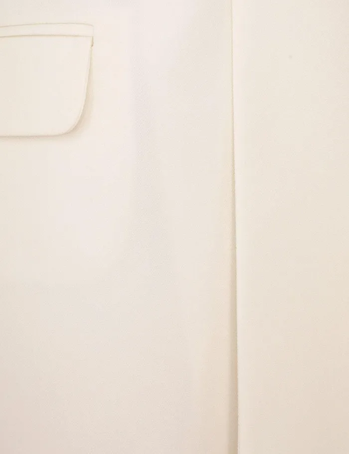 Women Jackets and Coats Zimmermann Crush Belted Blazer Milk