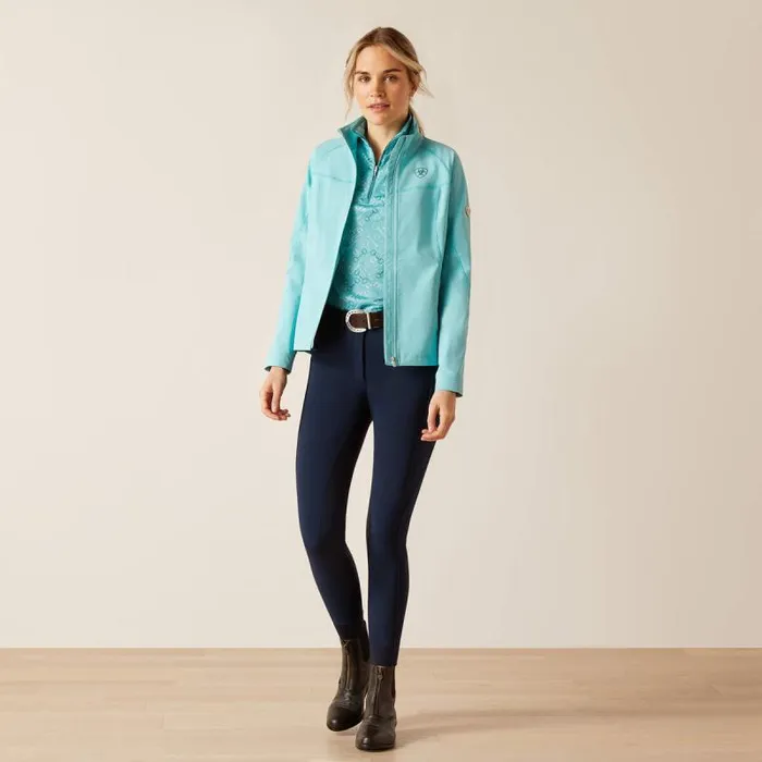 Women Jackets and Vests Ariat Agile Softshell Jacket Marine Blue Women Jackets and Vests Ariat Agile Softshell Jacket Marine Blue