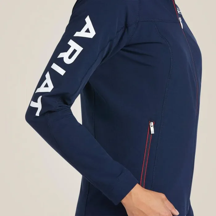 Women Jackets and Vests Ariat Agile Softshell Jacket Team Women Jackets and Vests Ariat Agile Softshell Jacket Team