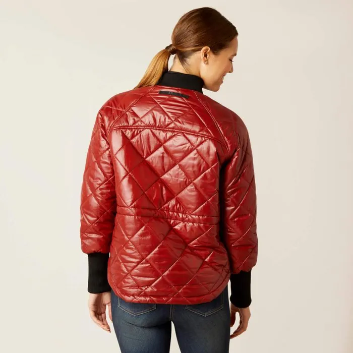 Women Jackets and Vests Ariat Charlie Insulated Jacket Fired Brick Women Jackets and Vests Ariat Charlie Insulated Jacket Fired Brick