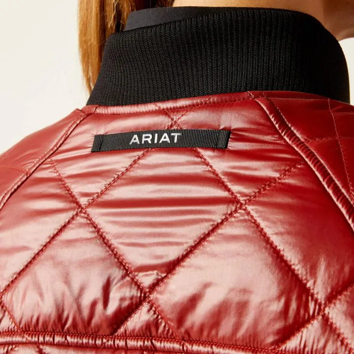 Women Jackets and Vests Ariat Charlie Insulated Jacket Fired Brick Women Jackets and Vests Ariat Charlie Insulated Jacket Fired Brick