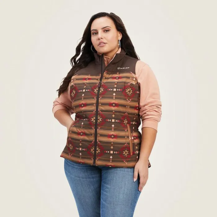 Women Jackets and Vests Ariat Crius Insulated Vest Canyonlands Print Women Jackets and Vests Ariat Crius Insulated Vest Canyonlands Print