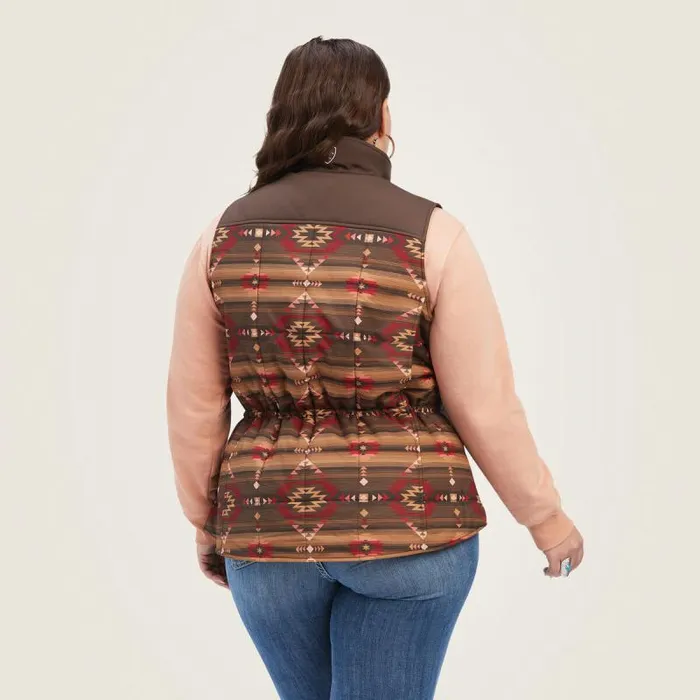 Women Jackets and Vests Ariat Crius Insulated Vest Canyonlands Print Women Jackets and Vests Ariat Crius Insulated Vest Canyonlands Print