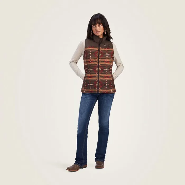 Women Jackets and Vests Ariat Crius Insulated Vest Canyonlands Print Women Jackets and Vests Ariat Crius Insulated Vest Canyonlands Print